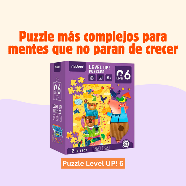 Level Up! Nivel 6: 2 puzles de 164 piezas
