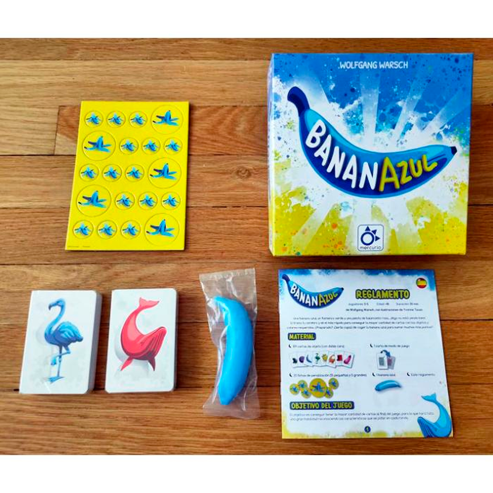 BananAzul - divertido juego de agudeza visual para 2-5 jugadores