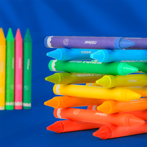 Washable Crayon 24 -Caja Metálica-