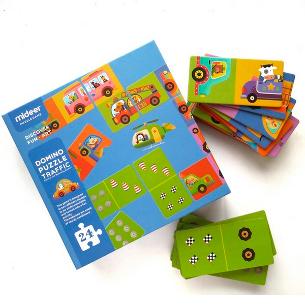 Puzzle domino Transporte