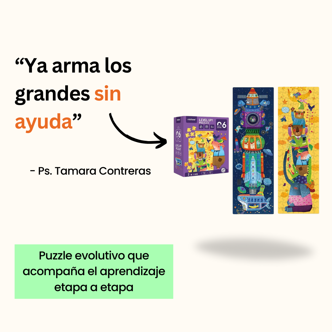 Level Up! Nivel 6: 2 puzles de 164 piezas