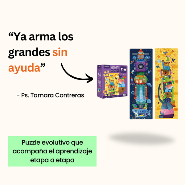 Level Up! Nivel 6: 2 puzles de 164 piezas