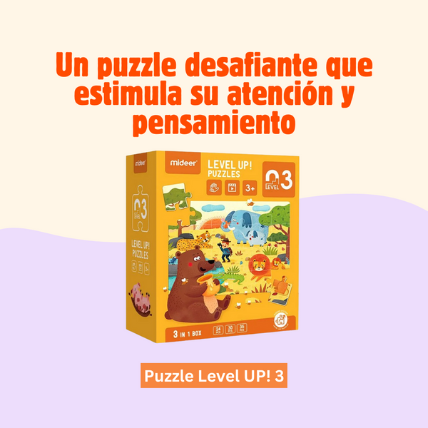 Level Up! Nivel 3: Contiene 3 puzles de distintos hábitats