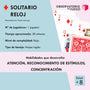 JUEGO SOLITARIO RELOJ
